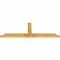 Ekena Millwork Portland Rough Sawn Timber Gable Bracket, Western Red Cedar, 96"W x 32"H x 4"D x 6"F, 8/12 Pitch GBW096X32X0406POR00RWR - alternate 4
